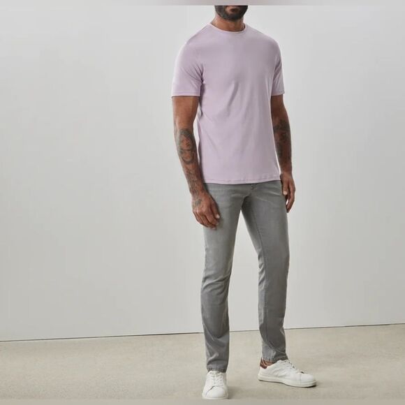 Robert Barakett 1XLT Pink Fog Shortsleev 100% PIMA COTTON Men's T -shirt - Picture 5 of 10